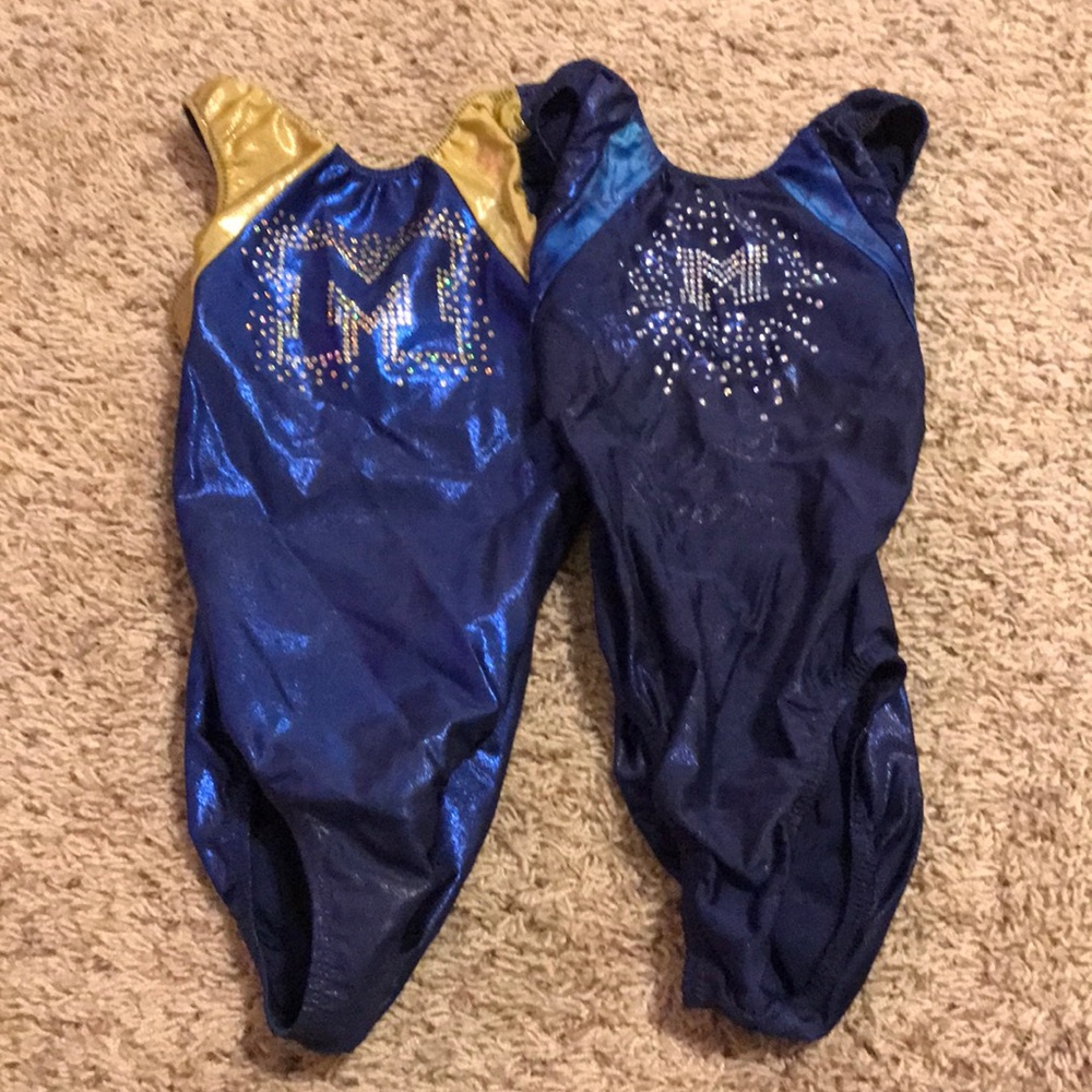 Gymnastics leo University of Michigan size 12